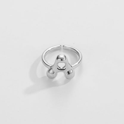 Personalized Fun Alphabet Initial Ring