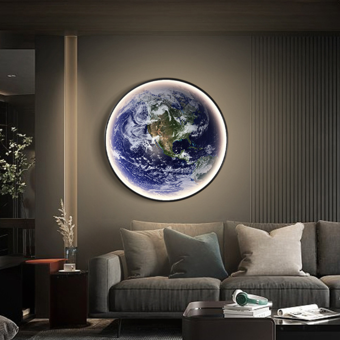 Halri | Globe Pattern Modern LED Wall Light