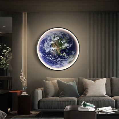 Halri | Globe Pattern Modern LED Wall Light