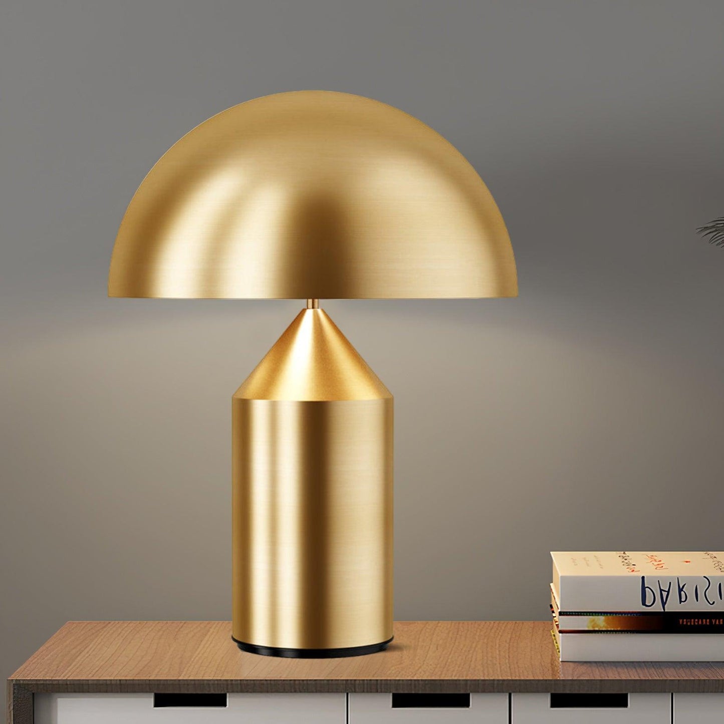 Sleek Contemporary Metal Desk Lamp - Halri
