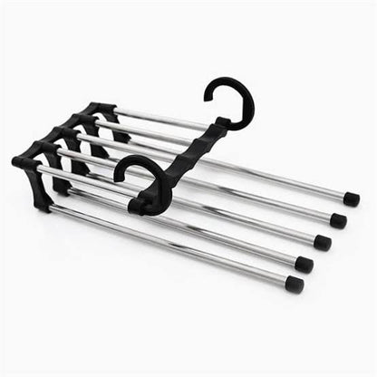 Compact 5-in-1 Rack Hanger Organizer