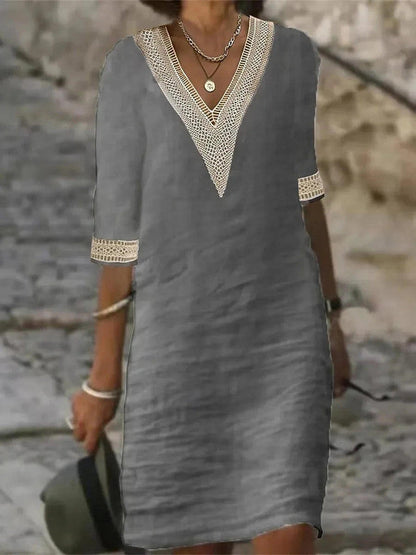 Stylish Short Sleeve Party Dress