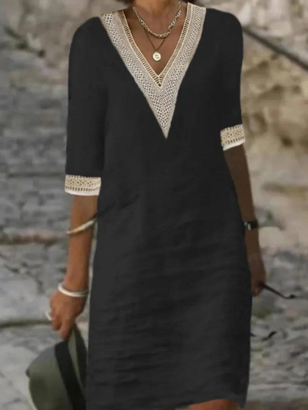 Stylish Short Sleeve Party Dress