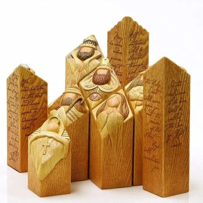 Christmas Village Column Figures