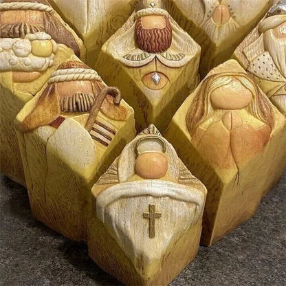 Christmas Village Column Figures