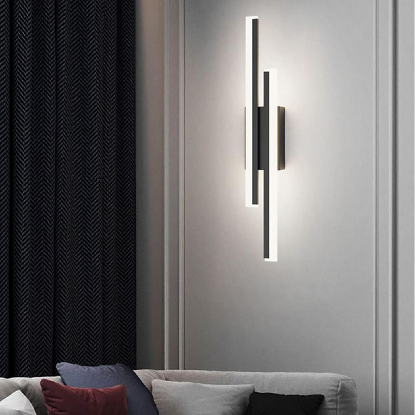 Thin LED Wall Lamp Sleek Contemporary Style