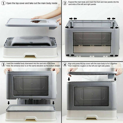 Pet Odor Control Litter Box