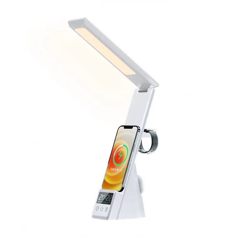 Versatile 5-in-1 Desk Lamp with Wireless Charger