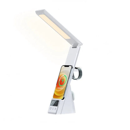 Versatile 5-in-1 Desk Lamp with Wireless Charger