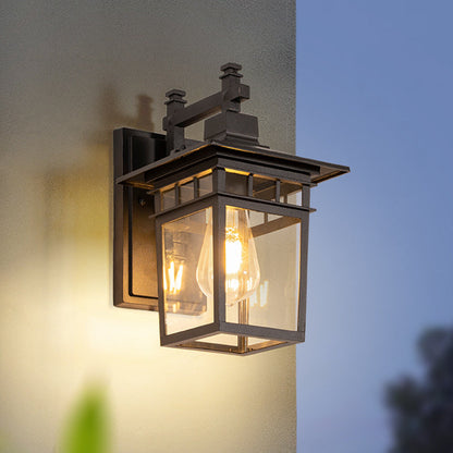 Rustic Outdoor Wall Light – Durable Metal Sconce
