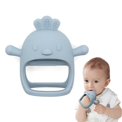 Soft Baby Teething Mitten | Gentle Silicone Chew Toy - Halri