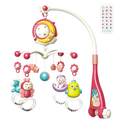 Baby Crib Mobile with Music, Night Light, and Star Projector