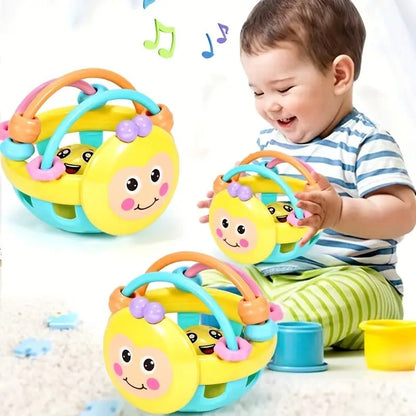 Soft Baby Rattle Toy Ball with Gentle Sound - Halri
