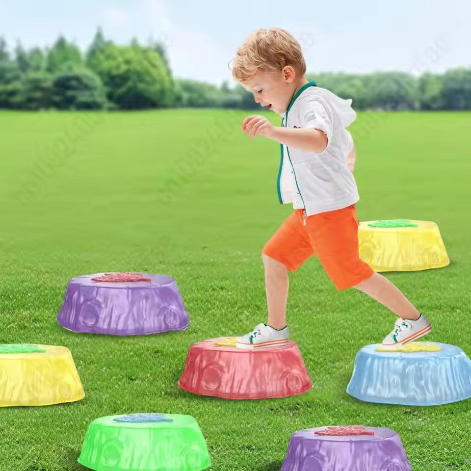 Fun LED Step Stones Balance Toy for Kids - Halri