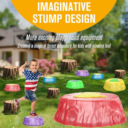 Balance Training Toy with LED Stepping Stones, Non-Slip, Durable, Indoor Outdoor Use, Safe for Ages 3+