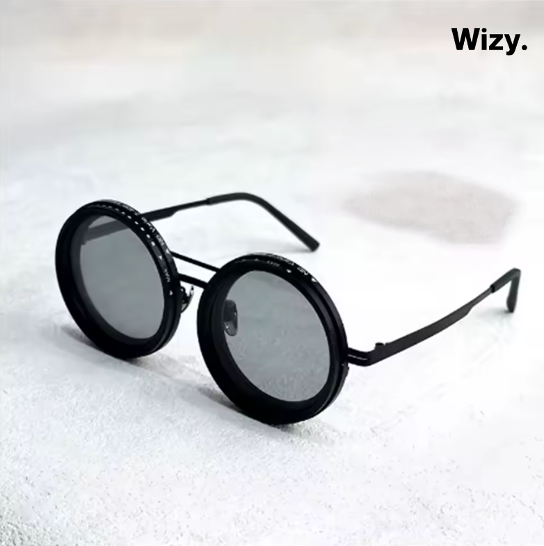 Trendy Black Lens Sunglasses UV Protection - Halri