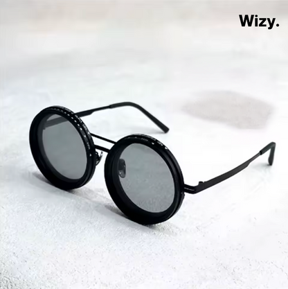 Trendy Black Lens Sunglasses UV Protection - Halri