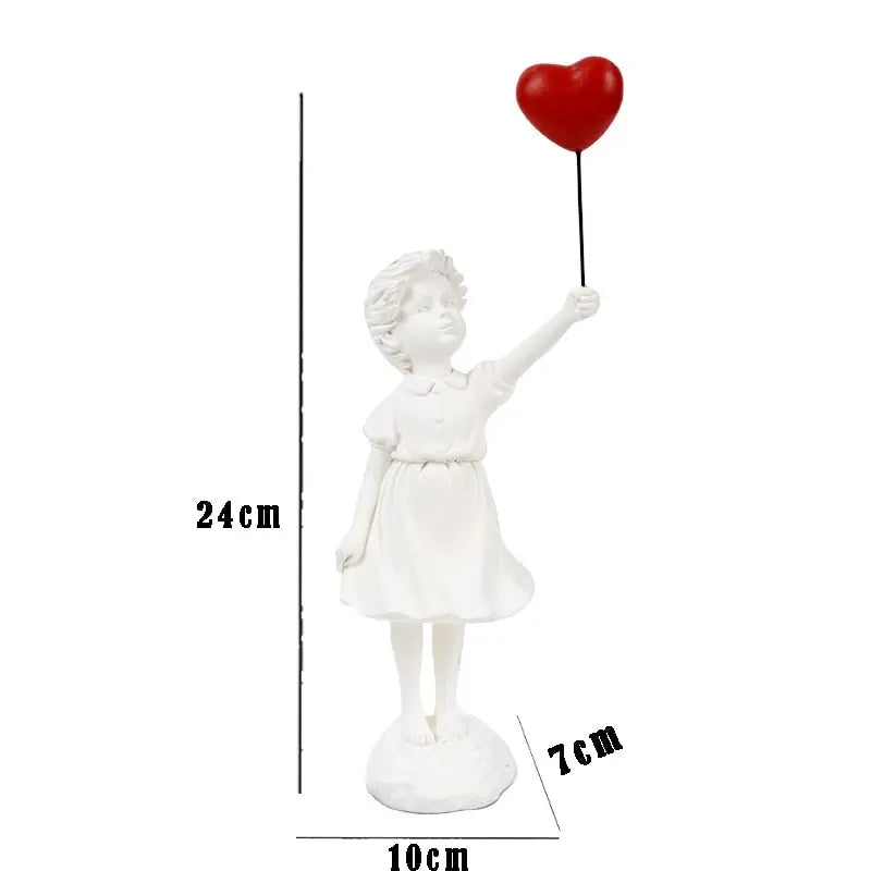 Iconic Street Art Girl Figurine Statue