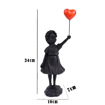 Iconic Street Art Girl Figurine Statue