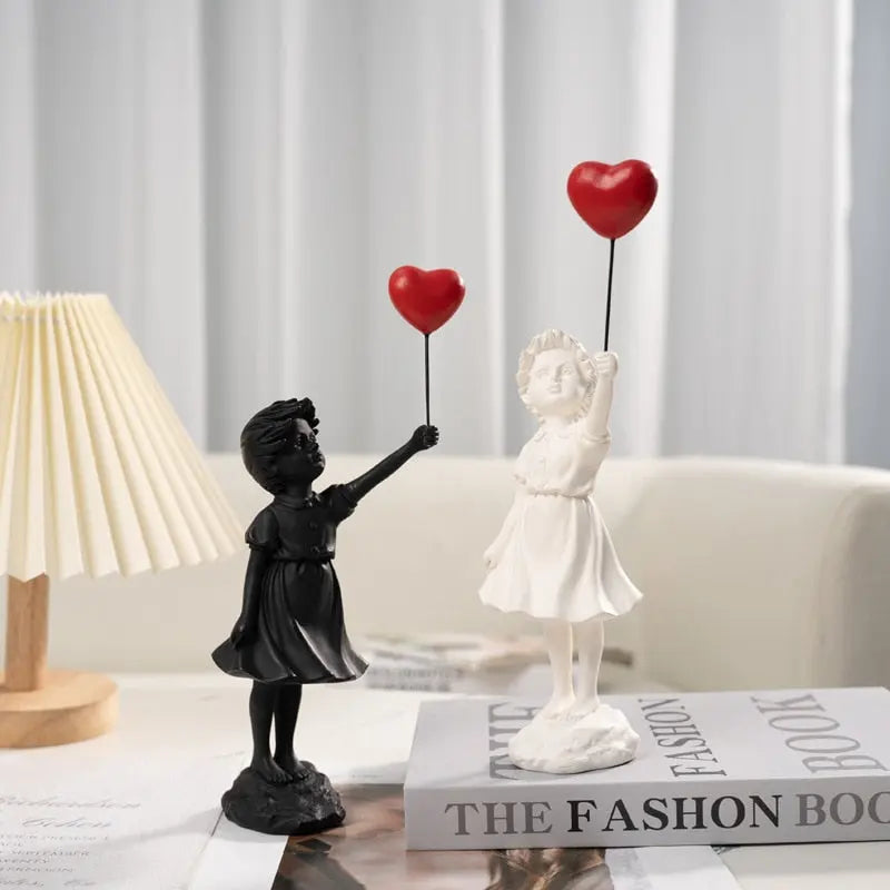 Iconic Street Art Girl Figurine Statue