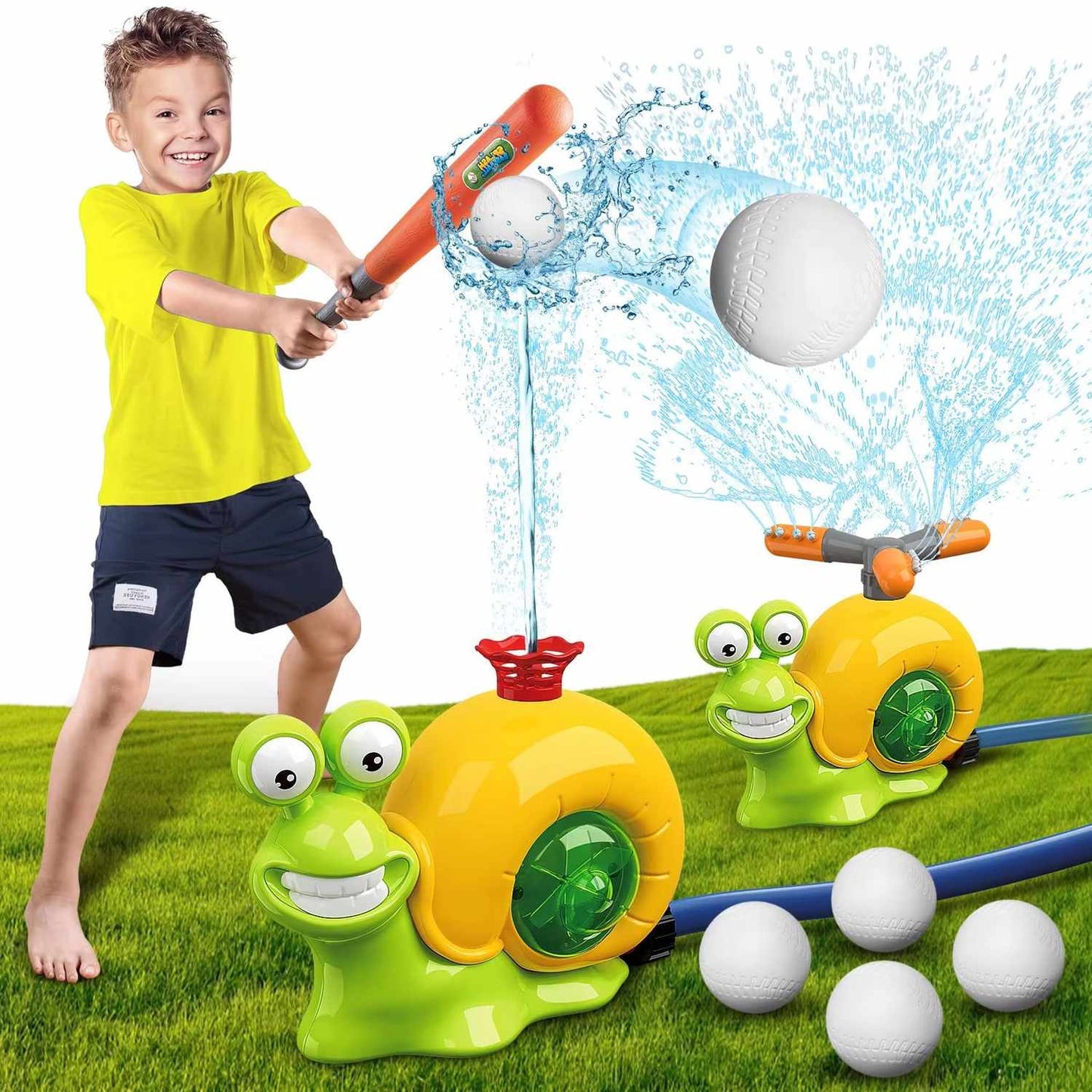 Fun Outdoor Kids Sprinkler Toy with Snail Design - Halri