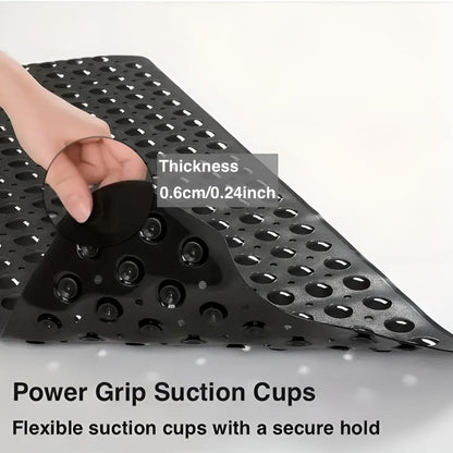 Grip Bathtub Mat with Extra Suction for Bathroom Safety