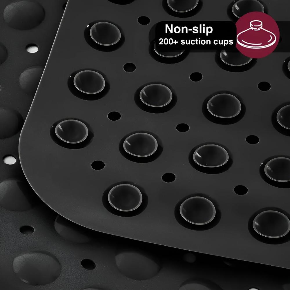 Grip Bathtub Mat with Extra Suction for Bathroom Safety