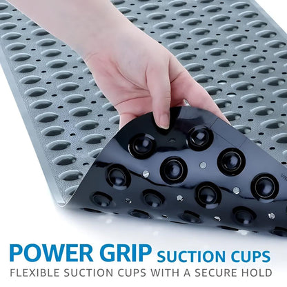 Grip Bathtub Mat with Extra Suction for Bathroom Safety