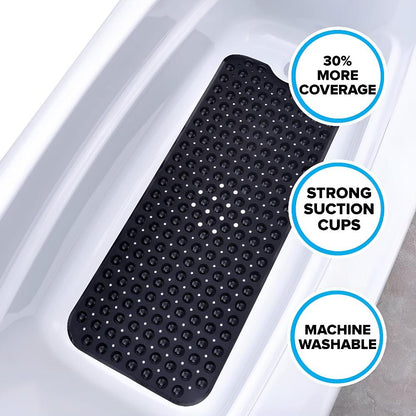 Grip Bathtub Mat with Extra Suction for Bathroom Safety
