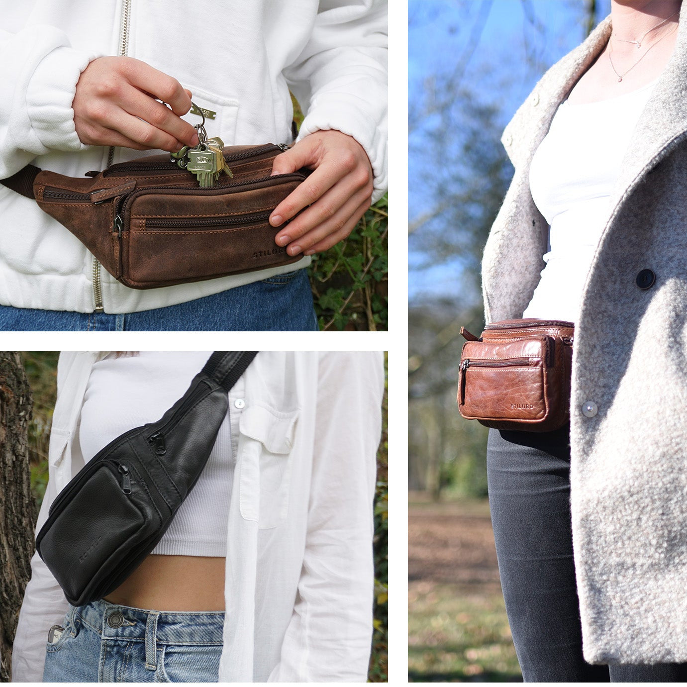 Small Cross Body Purse with Adjustable Belt