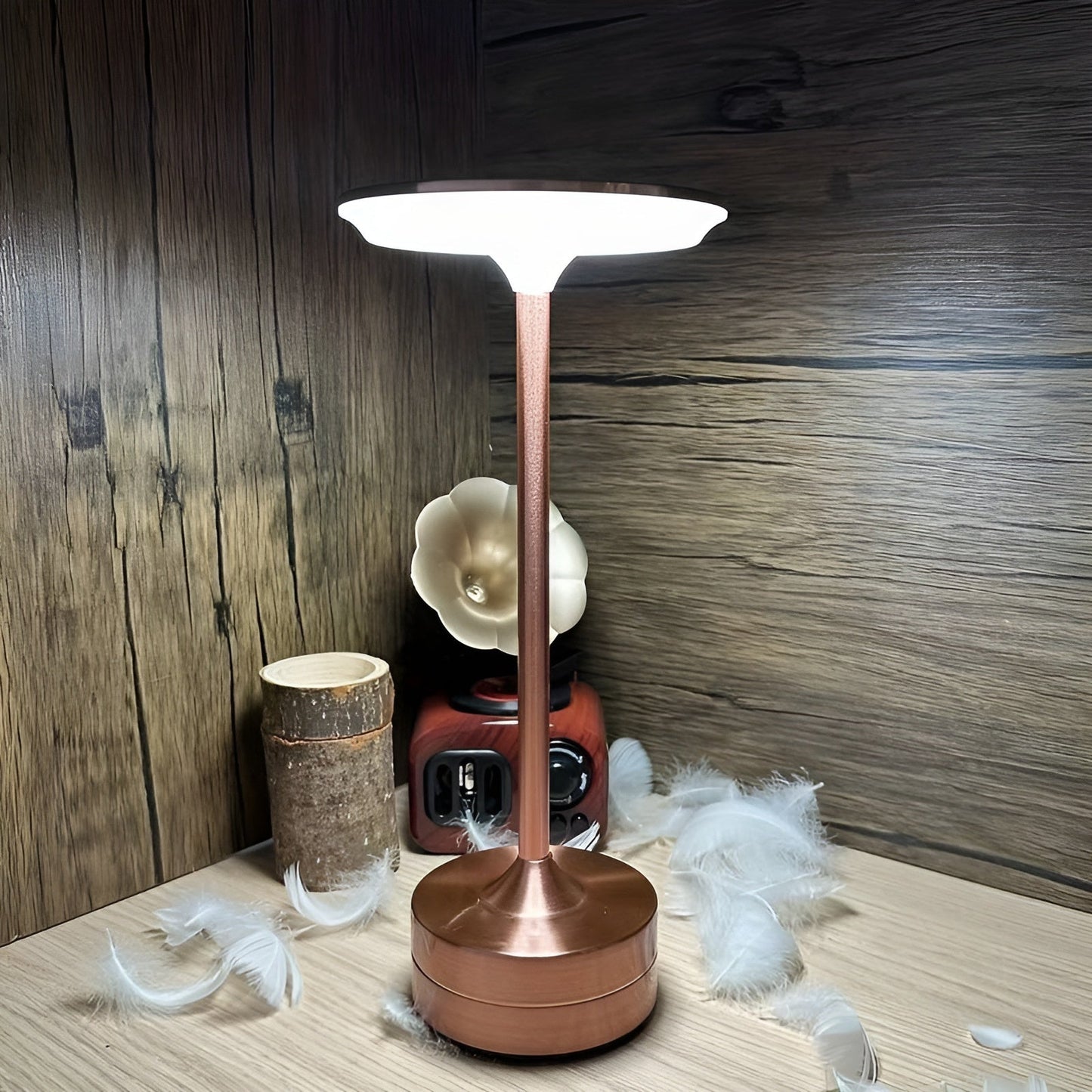 Sleek Portable Wireless LED Lamp