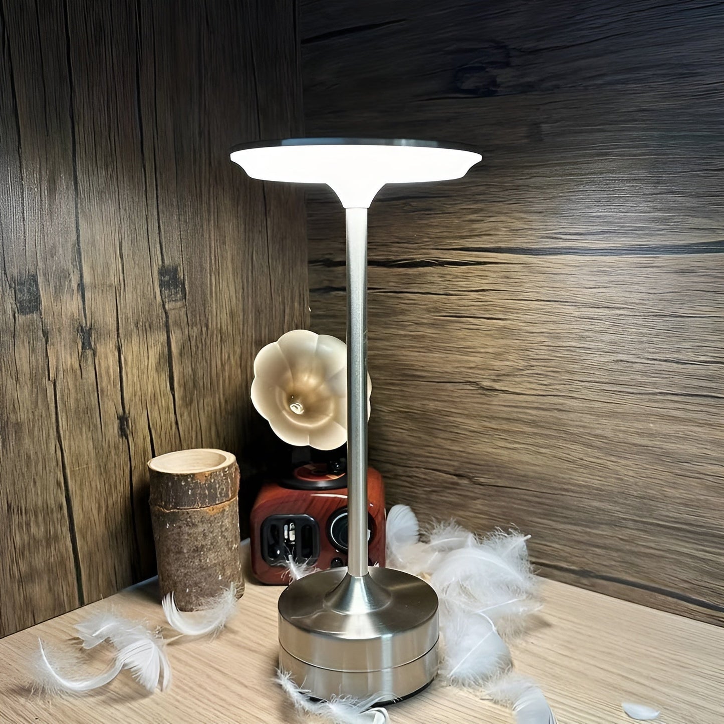 Sleek Portable Wireless LED Lamp