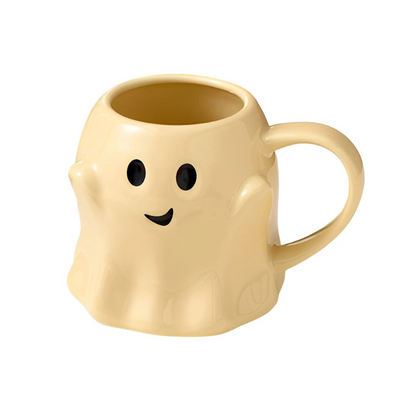 Spooky White Ghost Coffee Mug - Halri