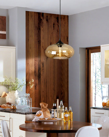Elegant Glass Hanging Light