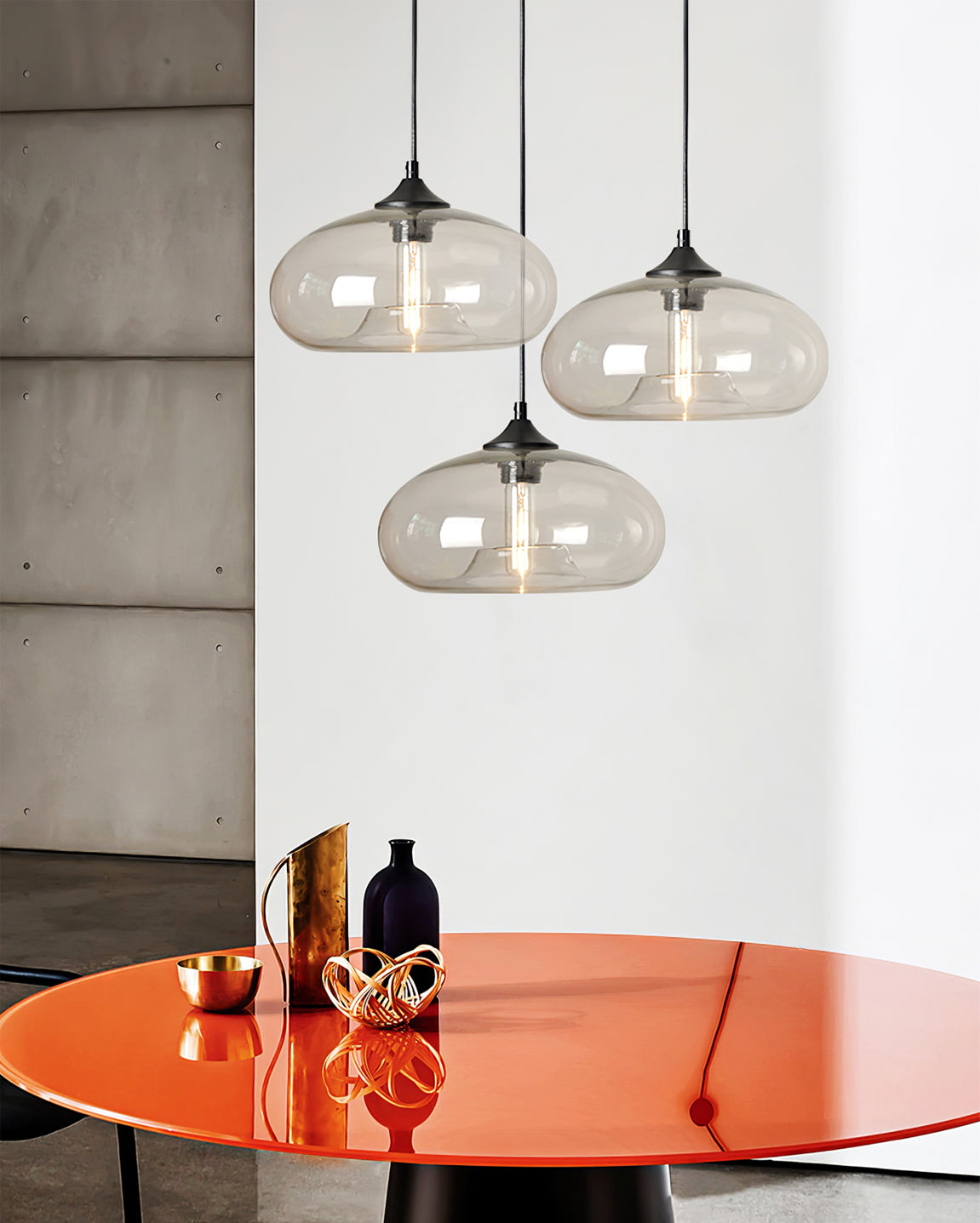 Elegant Glass Hanging Light