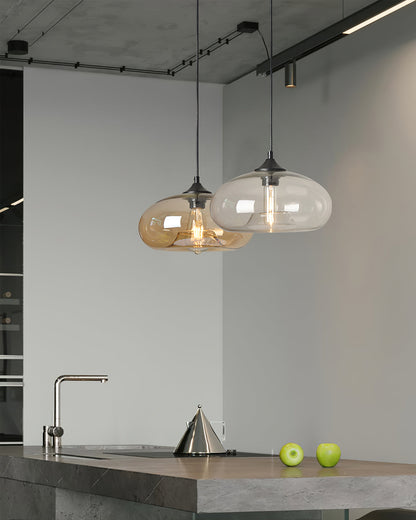 Elegant Glass Hanging Light