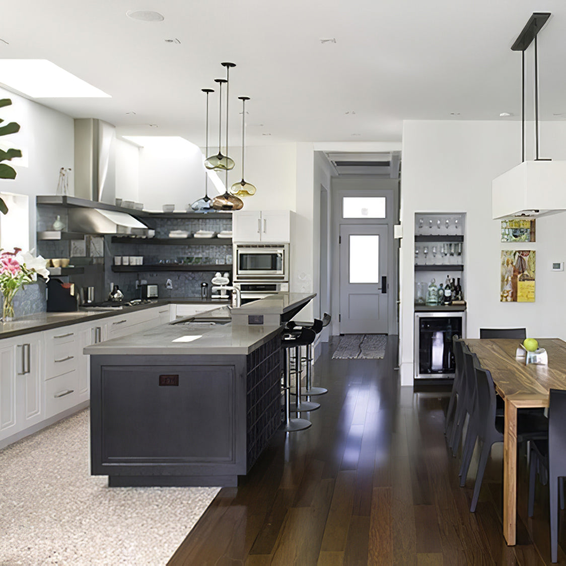 Elegant Glass Hanging Light