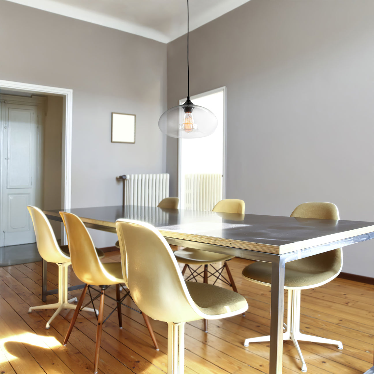 Elegant Glass Hanging Light