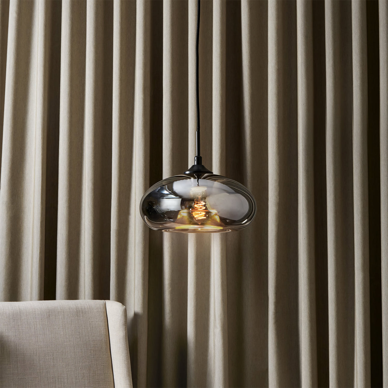 Elegant Glass Hanging Light