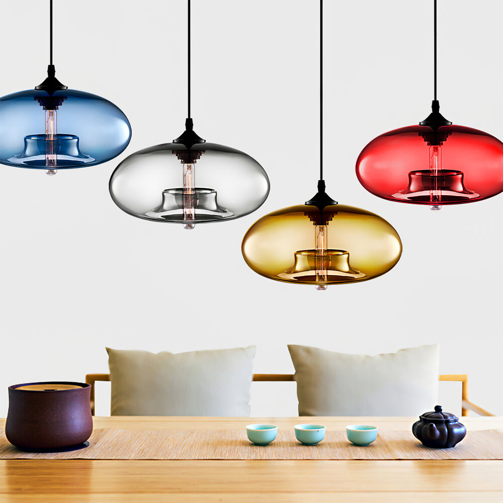 Elegant Glass Hanging Light