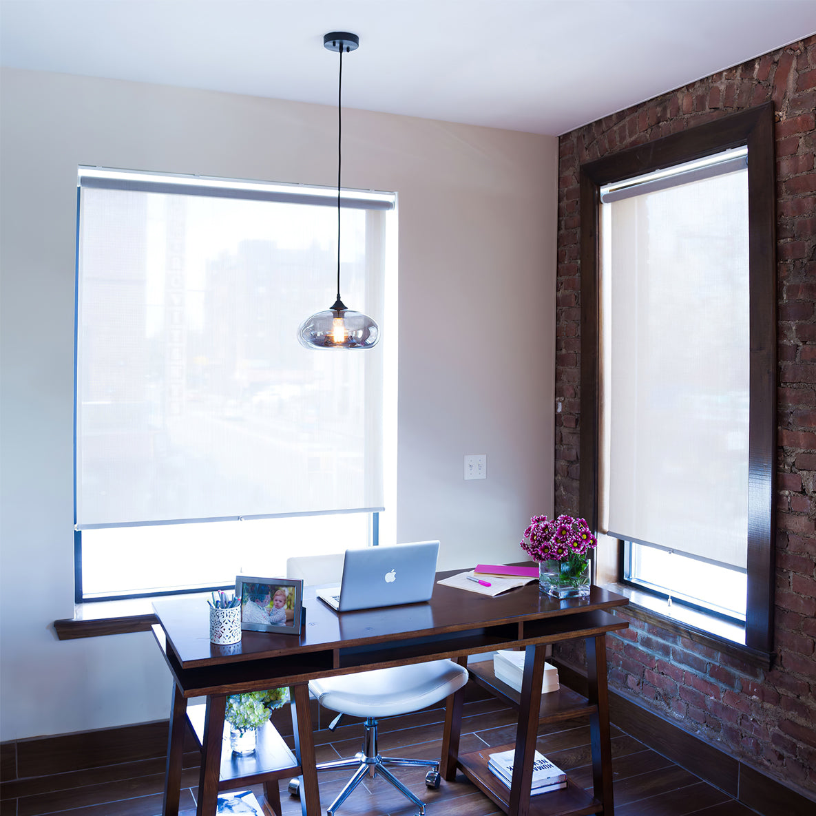 Elegant Glass Hanging Light