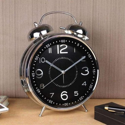 Large Retro Style Metal Alarm Clock
