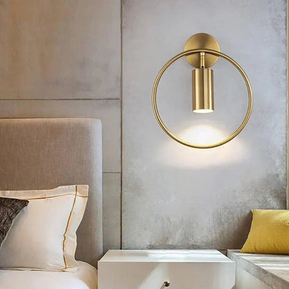 Luxurious Gold Finish Wall Lamp - Halri