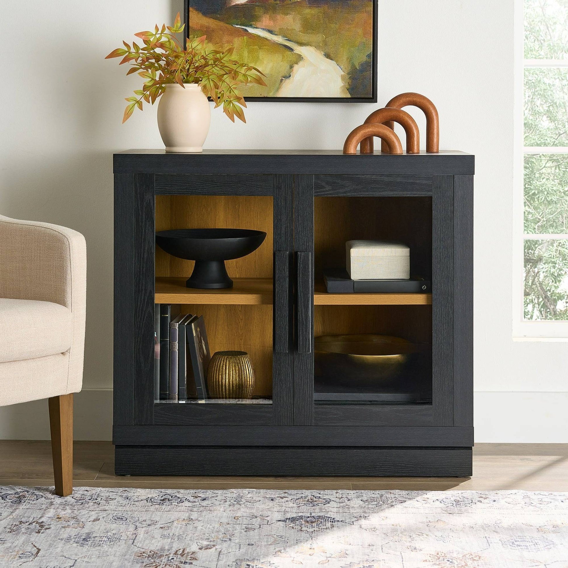 Storage Cabinet with Modern Drawers - Halri