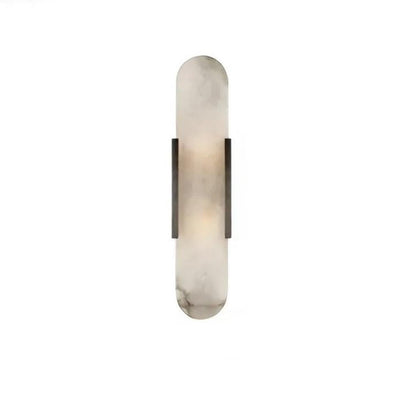 Elegant Marble Bedside Wall Light with Warm Glow
