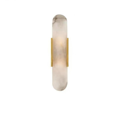 Elegant Marble Bedside Wall Light with Warm Glow
