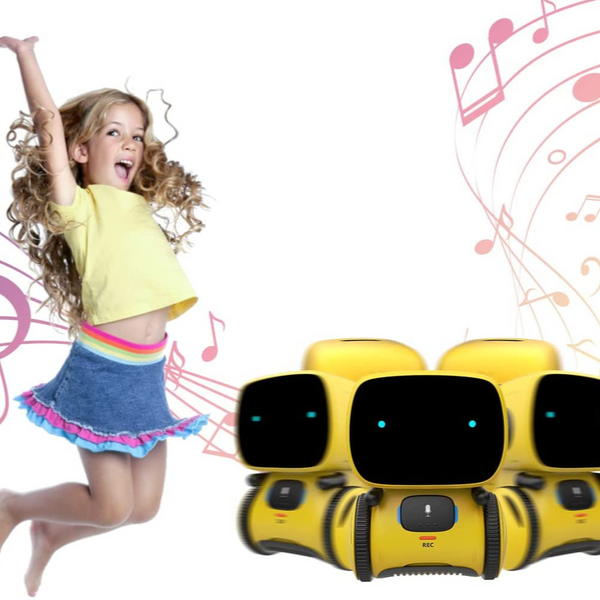 Fun Musical Robot Toy with Voice Recording