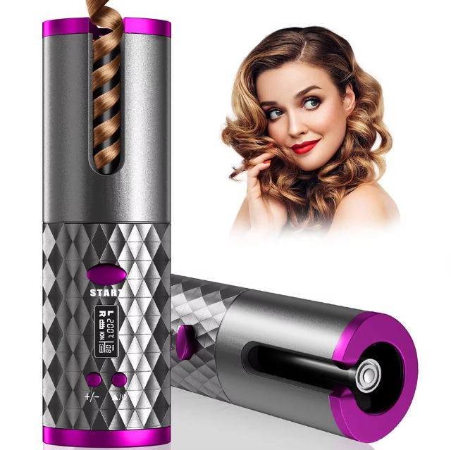 Portable Ceramic Curling Iron for Fast Styling - Halri