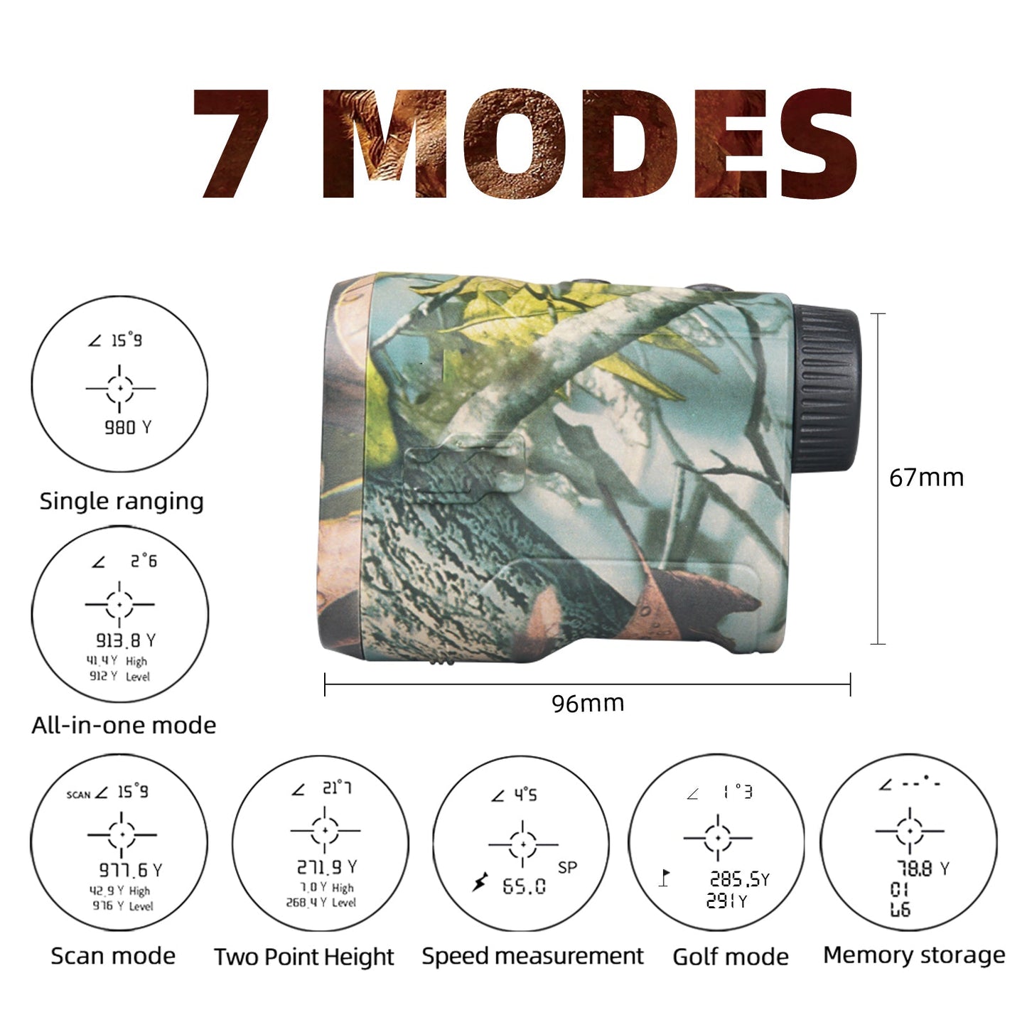 Long Range Laser Hunting Distance Finder