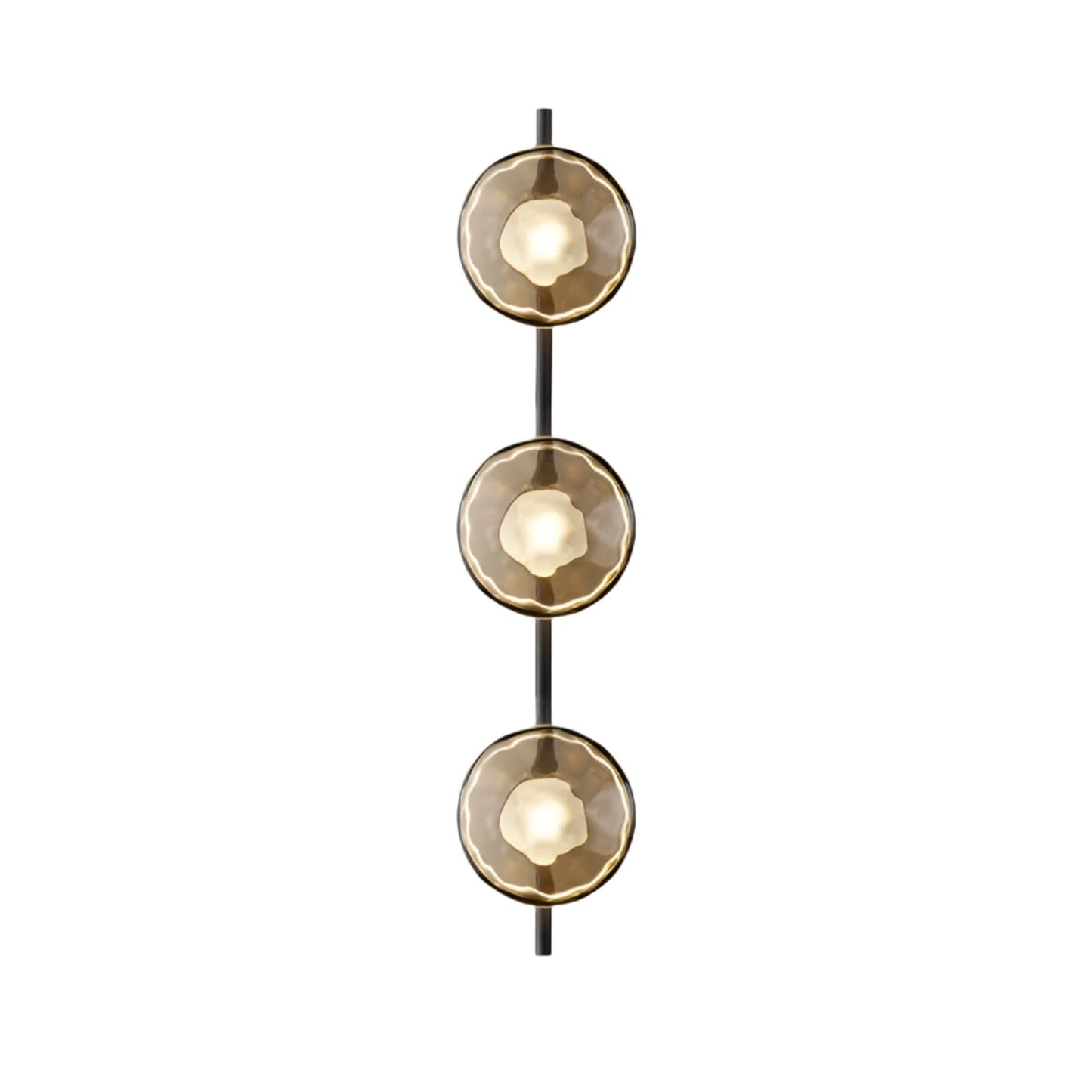 Simple Round Glass Wall Light in Modern Style